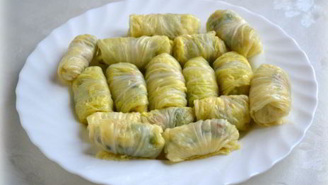 постные голубцы из пекинской капусты