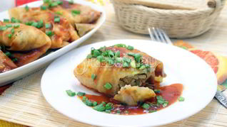 Постные голубцы