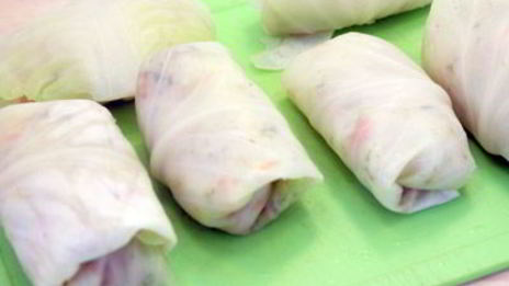 постные голубцы