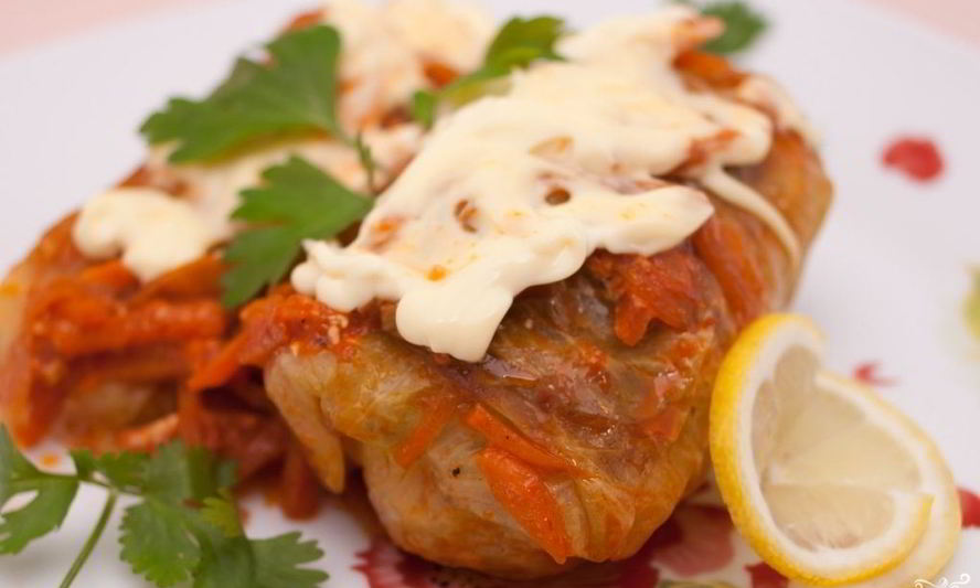 Рецепт тушеных голубцов