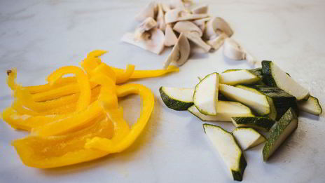 гречневая лапша с овощами