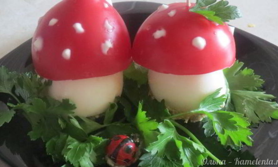 Рецепт фаршированных грибочков