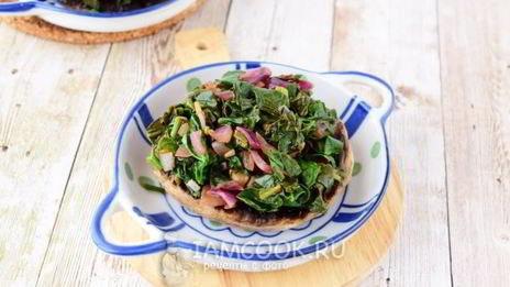 фаршированные грибы с сыром в духовке