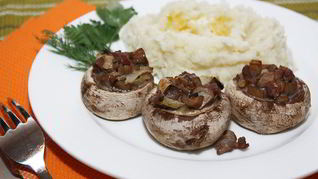Фаршированные шампиньоны