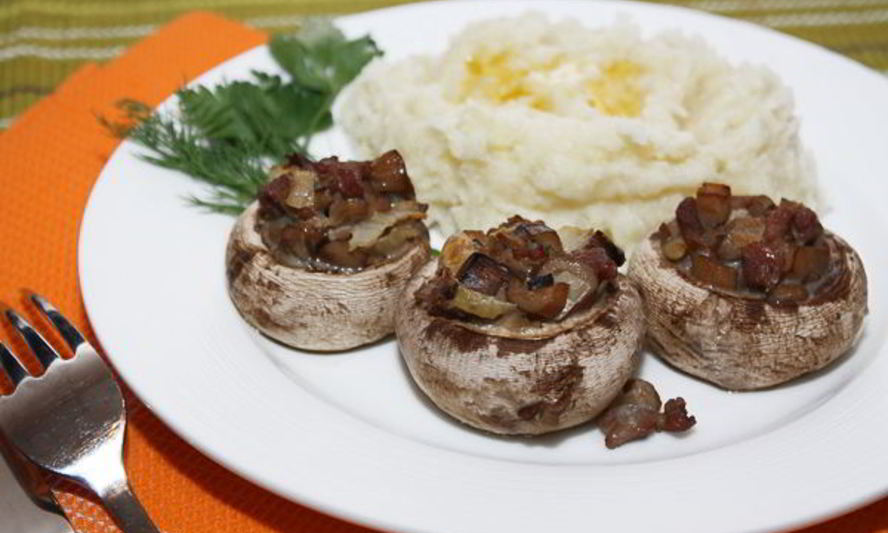 Рецепт фаршированных шампиньонов