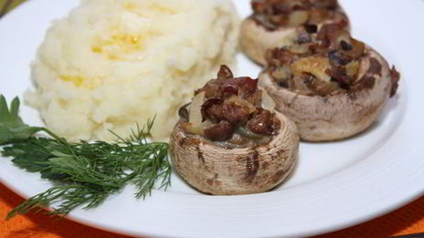 фаршированные шампиньоны