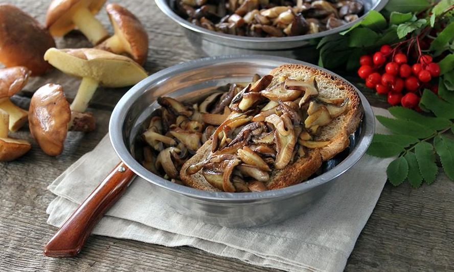 Рецепт маслят жареных