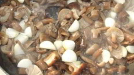 опята жареные