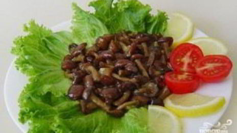 опята жареные