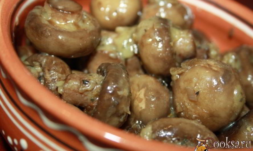 Рецепт шампиньонов сливочных
