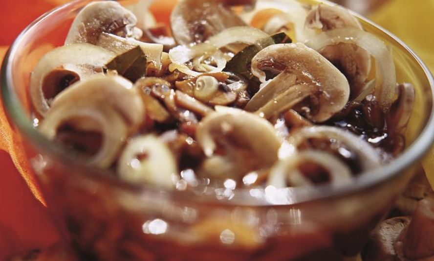 Рецепт соленых шампиньонов