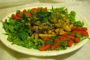 Тушеные грибы с курицей