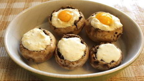 запеченные шампиньоны