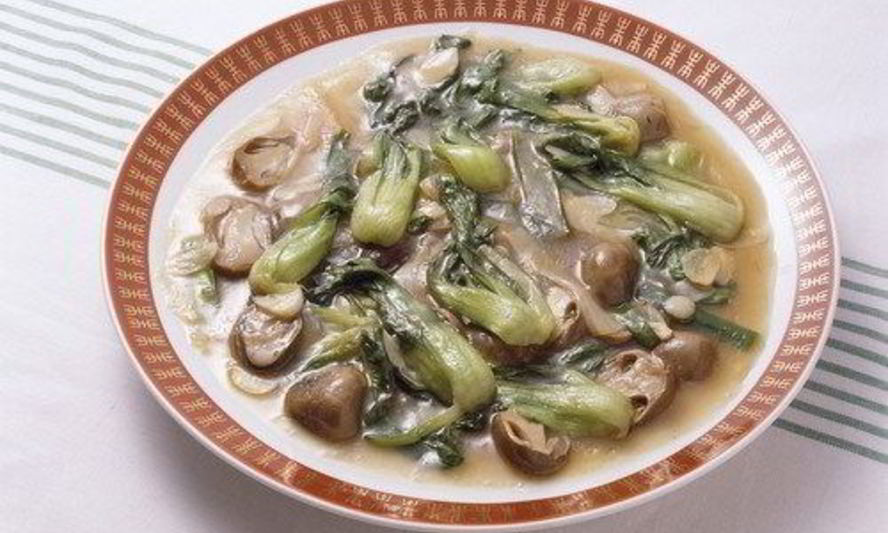 Рецепт жареных грибов с пак-чоем