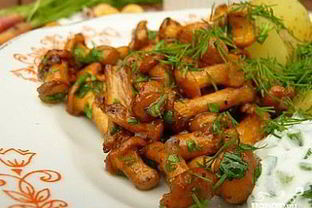 Жареные рыжики