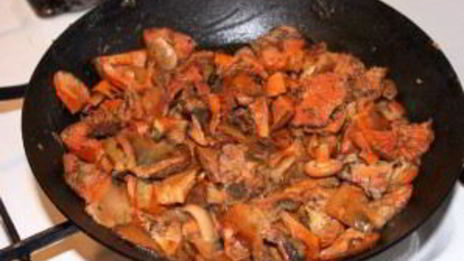 жареные рыжики