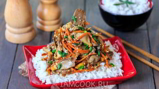 Жареные вешенки