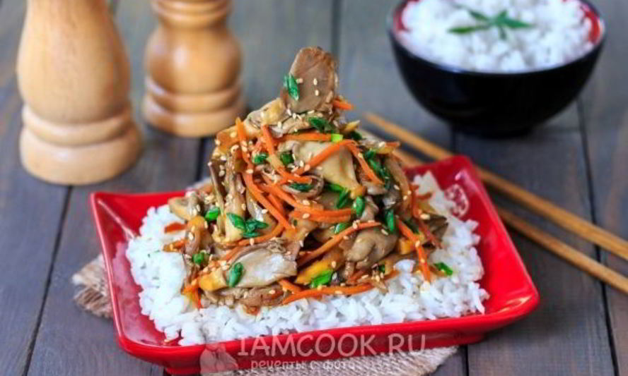 Рецепт жареных вешенок