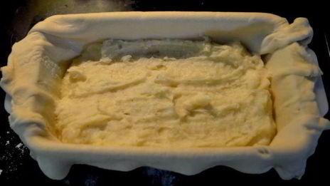 картофельное пюре en croute