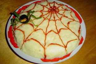 Картофельное пюре Паучки