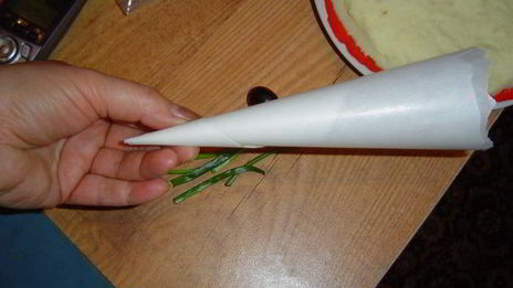 картофельное пюре паучки