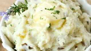 Картофельное пюре с чесноком и сыром