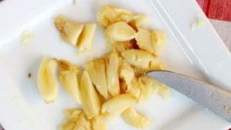 картофельное пюре с чесноком и сыром