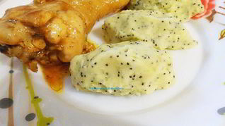 Картофельное пюре с маком