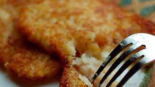 Картофельные котлетки с кукурузой