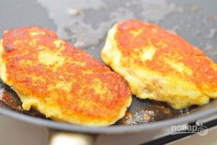 Картофельные котлеты с фаршем внутри