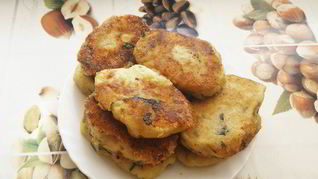 Картофельные котлеты с сыром