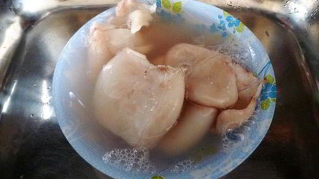 котлетки из кальмара и риса