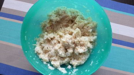 котлетки из кальмара и риса