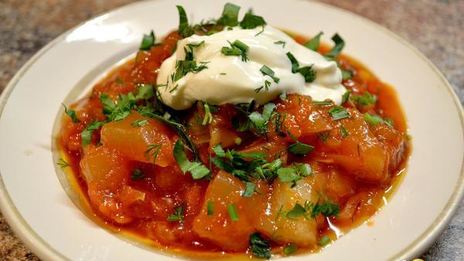 котлетки с овощным рагу