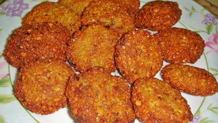 Котлеты из гороха вегетарианские