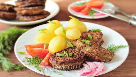 котлеты из говяжьей печени с морковью