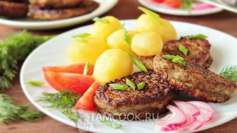 котлеты из говяжьей печени с морковью