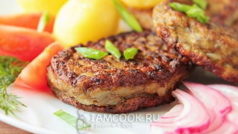 котлеты из говяжьей печени с морковью