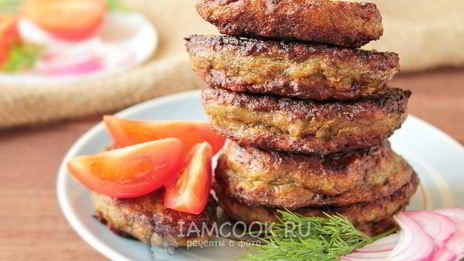 котлеты из говяжьей печени с морковью