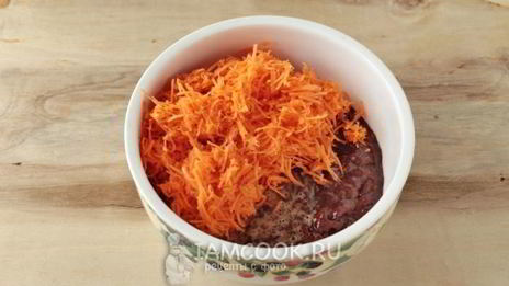 котлеты из говяжьей печени с морковью