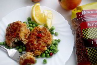 Котлеты из гречи с капустой и грибами