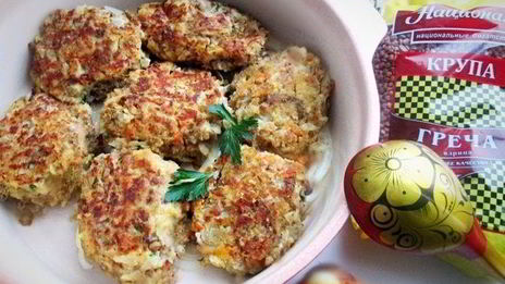 котлеты из гречи с капустой и грибами