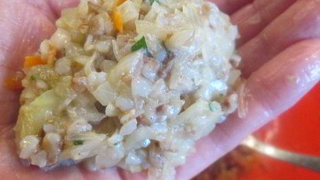 котлеты из гречи с капустой и грибами