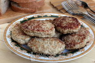 Котлеты из индейки в кунжуте