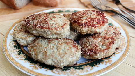 котлеты из индейки в кунжуте