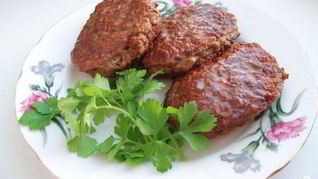 Котлеты из печени говяжьей