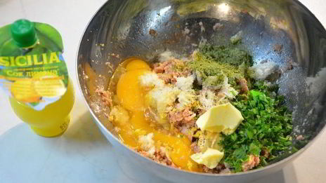 котлеты из тунца