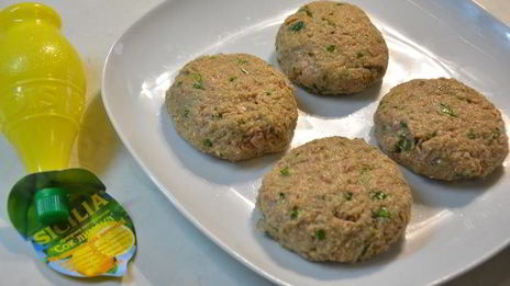 котлеты из тунца