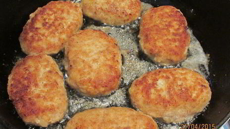 котлеты молочные