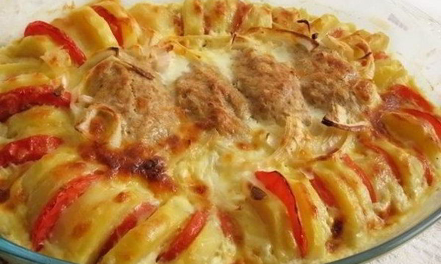 Рецепт котлет полосатый рейс с гарниром